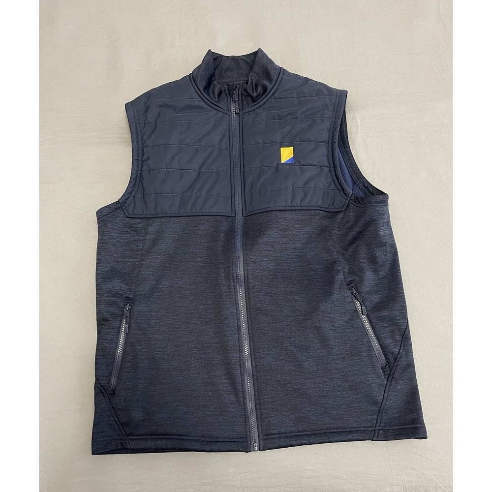 Levelwear Mens 2020 Golf Classic Hybrid Full Zip Vest Navy Blue Large RN111842